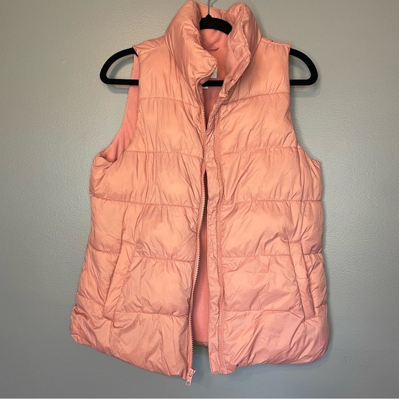 Puffer Vest powder pink frost free size Medium - Picture 6 of 9